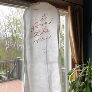 Bridal garment bag, never used!